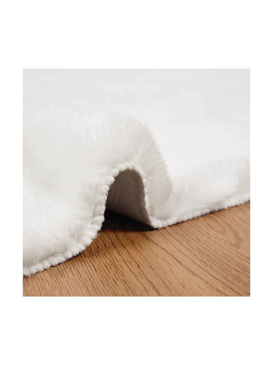vidaXL Rug Rectangular White
