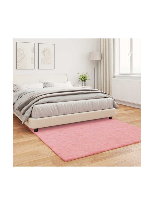 vidaXL Rug Rectangular Pink