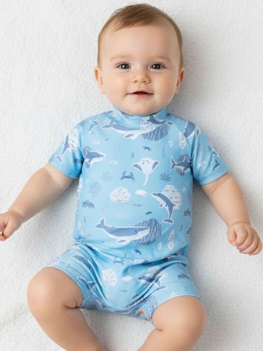 Joyce Kids One-Piece Blue Swimwear