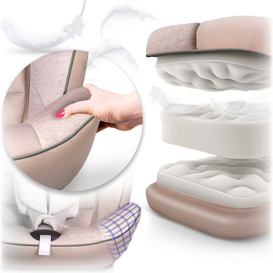 Nukido Aero Kinderautositz i-Size mit ISOfix Beige