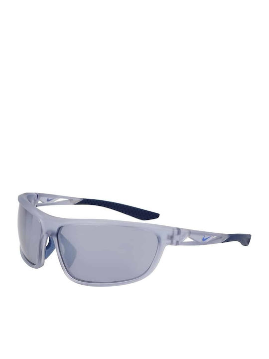 Nike Windtrack Run Male Sunglasses With Grey Frame And Grey Lens EV24003-302