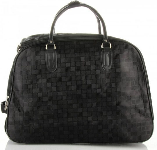 Sack Reise Schwarz mit Rädern aus Künstliches Leder M53xP30xH36cm RZ5588-15-Schwarz