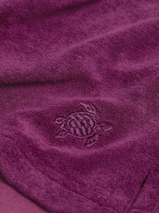 Short Sleeve Cotton Shirt in Regular Fit Burgundy