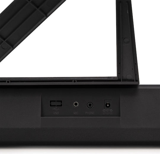 Max Keyboard RHAPSODY54 with 54 Keys with Stand Black
