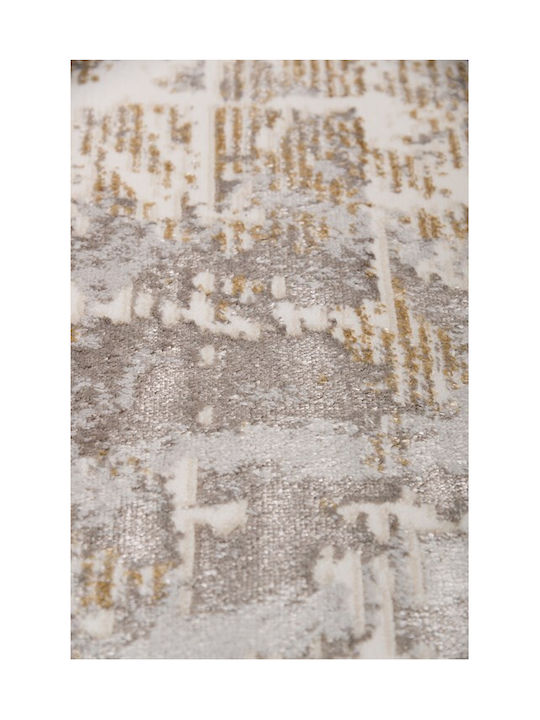 Biokarpet Gossip 9856a Бяло-златно 200x250
