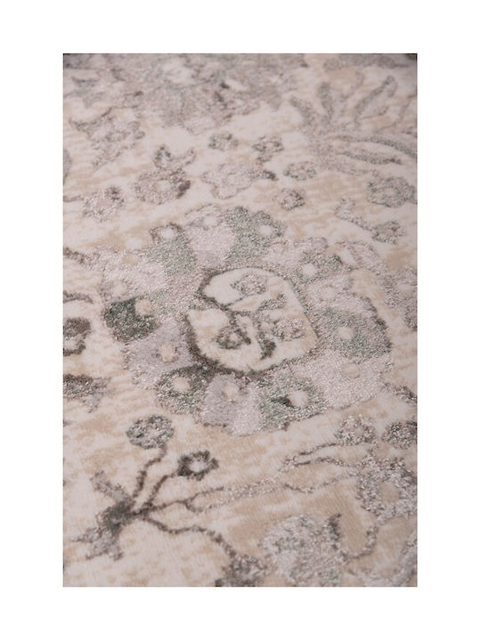 Biokarpet Gossip 9366b White-green-200x290