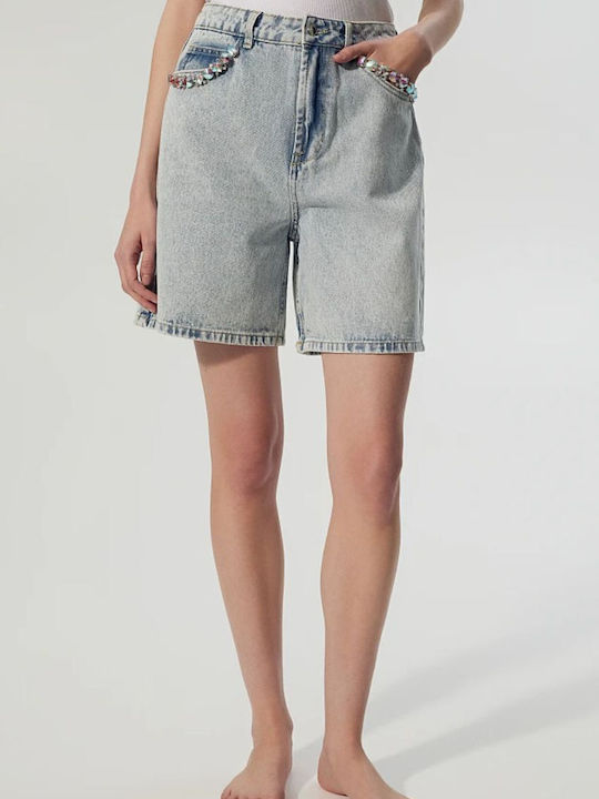 Γυναικεία Βερμούδα Τζιν Μπλε Denim