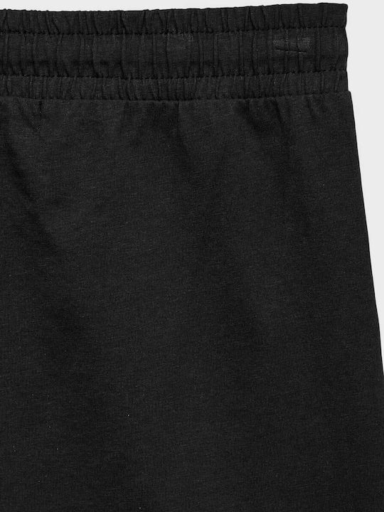 Damen Hohe Taille Shorts Schwarz