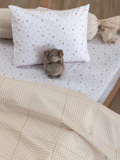 Palamaiki Kids Duvet Double Sided Single Bon Bon Bb100-bb1-1 Beige 160x240cm Palamaiki Kids Duvet Double Sided Single Bon Bon Bb100-bb1-1 Beige 160x240cm