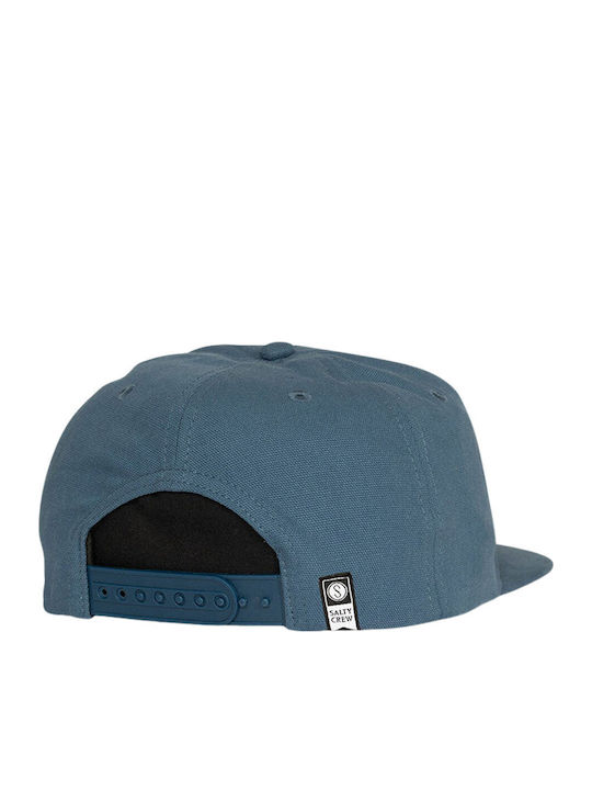 Salty Crew Küsten Snapback Kappe Kanal Blau