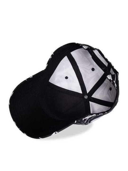 Marvel Spider-man Baseball Cap Black & White All-over-print Ba122372spn