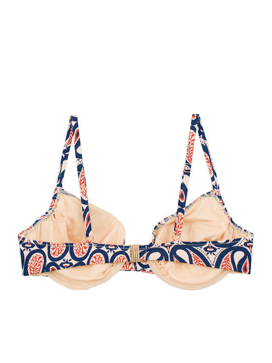 Set Bikini Μπλε C-6401 BLUE S26