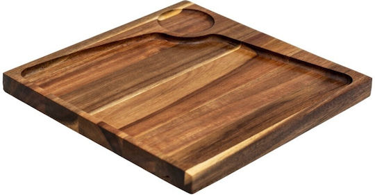 Дървено Плато За Сервиране 30x30см pl606