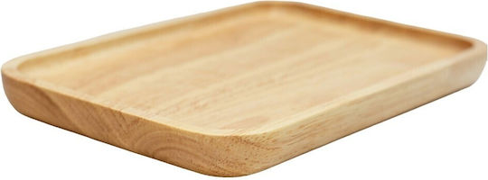 Hölzernes Servierplatte 25x15cm PL604.002