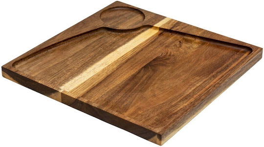 Дървено Плато За Сервиране 30x30см pl606