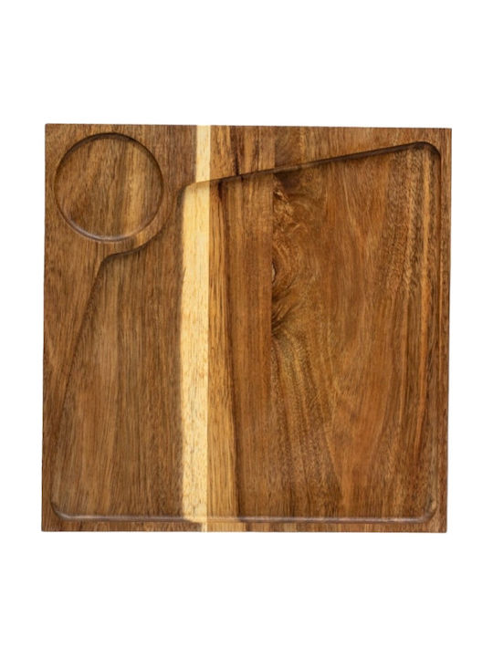 Wooden Serving Platter 30x30cm pl606
