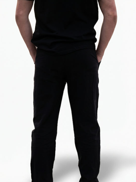 Trousers in Relaxed Fit Black