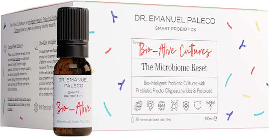 Dr. Emanuel Paleco Tribiotic Bio Alive Добавка с Пробиотици и Пребиотици 30 Сашета