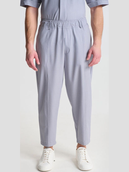 Pantaloni Set cu Croială Relaxată Negru