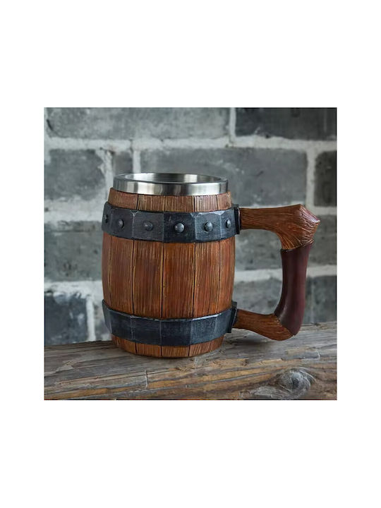 Plastic Beer Glass in Brown Color ac1009