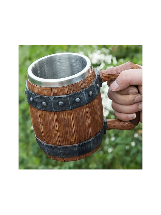 Plastic Beer Glass in Brown Color ac1009