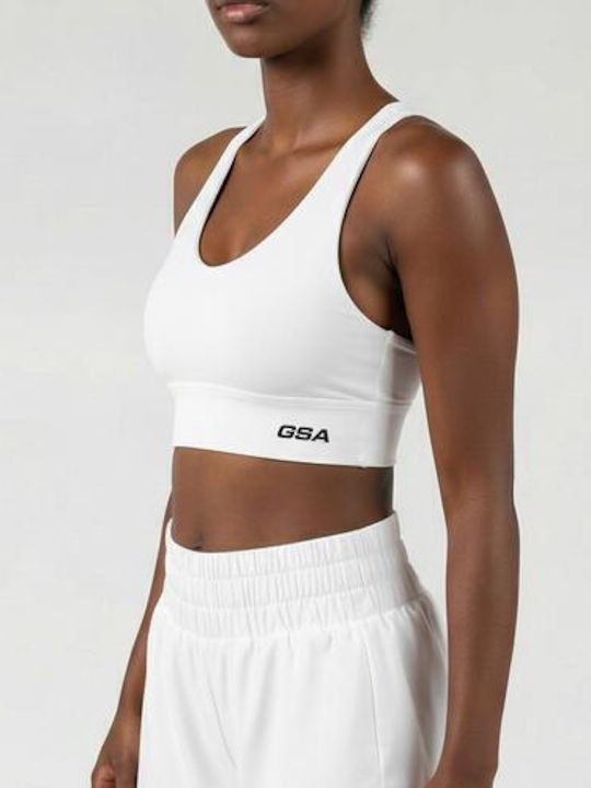 Women's Athletic Sports Bra White