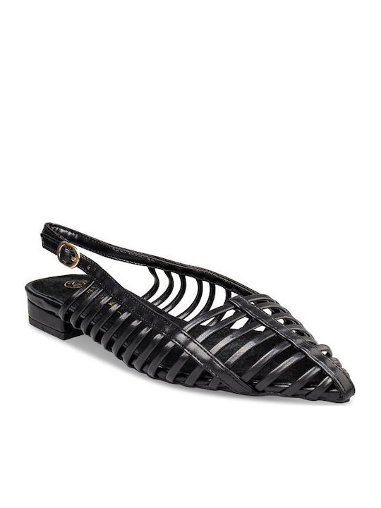 Envie Shoes Γυναικείες Μπαλαρίνες Slingback σε Μαύρο Χρώμα Envie Shoes Γυναικείες Μπαλαρίνες Slingback σε Μαύρο Χρώμα