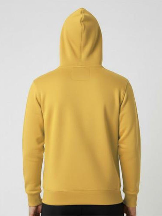 Φούτερ με Κουκούλα Yellow