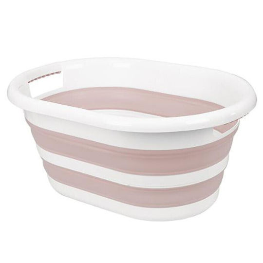 Viosarp Folding Basin Rectangular 54x39x24cm. Silicone Capacity 35lt Gray