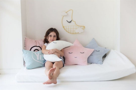 Minene Decorative Baby Cot Pillow Αστέρι Pink 46x36cm