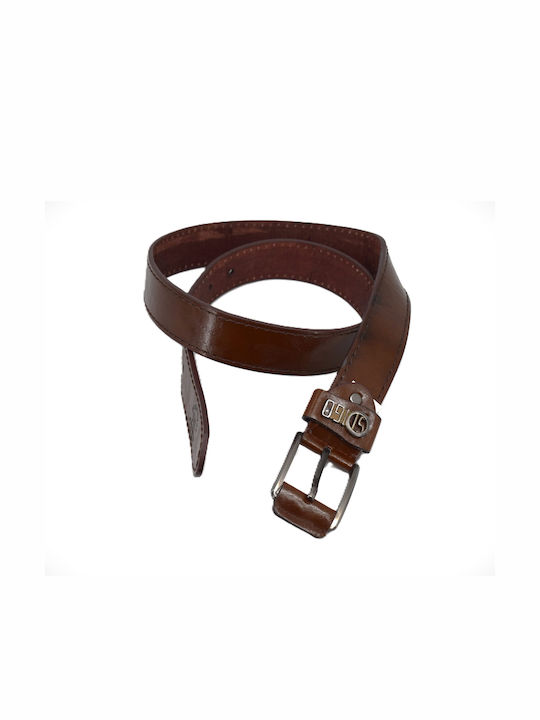 Herren Gürtel Aus Leder Braun