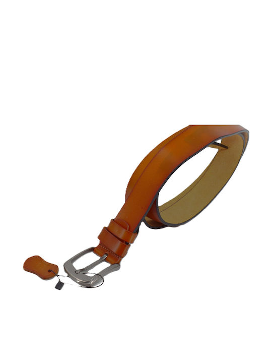 Herren Gürtel Leder Tabac Braun