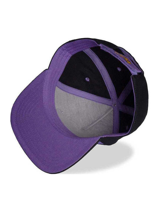 Difuzed Kids' Hat Jockey Fabric Pokémon Black