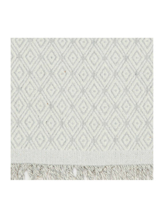 Borea Ikat Ριχτάρι Διθέσιου Καναπέ 180x250εκ. Γκρί