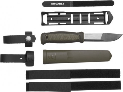 Morakniv Kansbol Messer Grün Mit Scheide