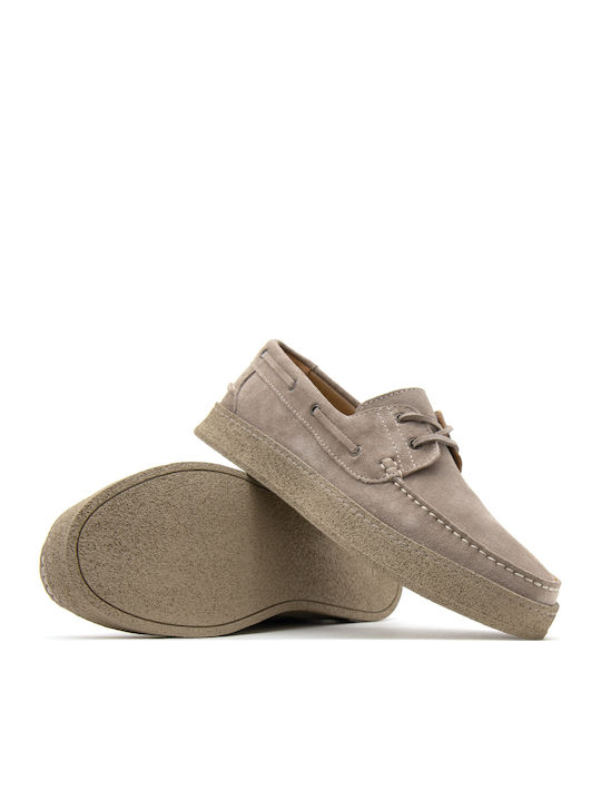 Wildleder Herren Bootsschuhe in Braun Farbe