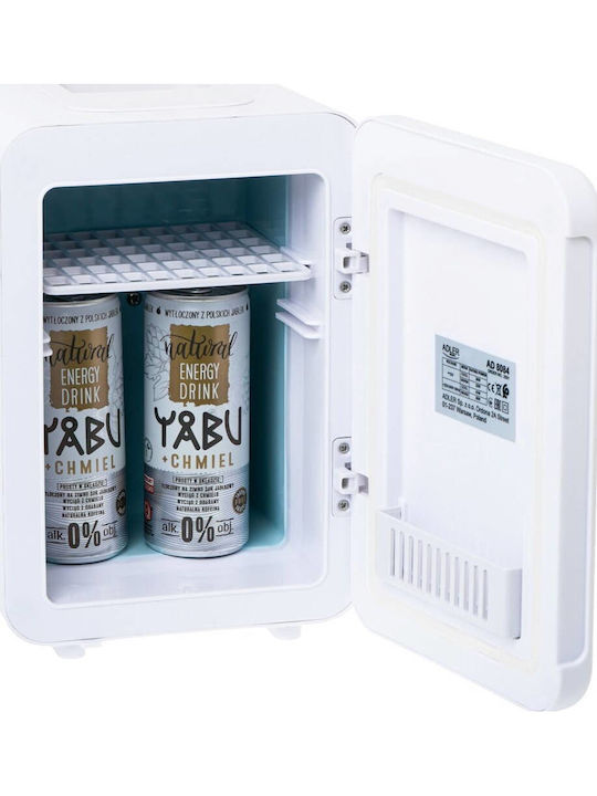 Adler Cosmetic Refrigerator 4lt with Shelf & Heating Function White 42W