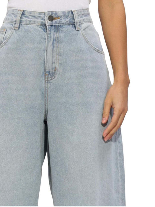 Ψηλόμεσο Γυναικείο Jean Παντελόνι σε Wide Γραμμή