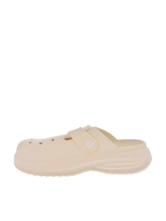 Jomix Women's Clogs Beige