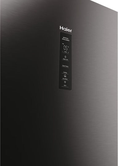 Haier Kühl-Gefrierkombination 412Es Total NoFrost H185xB59.5xT66.7cm. Inox HDPW3618DNPD