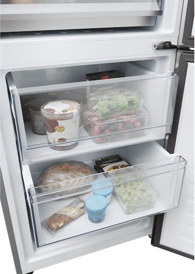 Haier Kühl-Gefrierkombination 412Es Total NoFrost H185xB59.5xT66.7cm. Inox HDPW3618DNPD