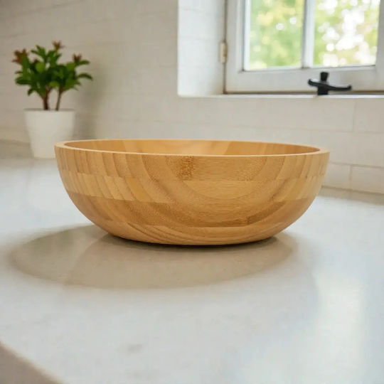 Салатиера Дървена Кафява 25x8см bl10059.056