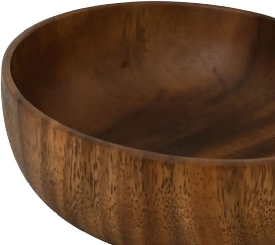 Wooden Serving Bowl Brown 20x8cm bl10053.053