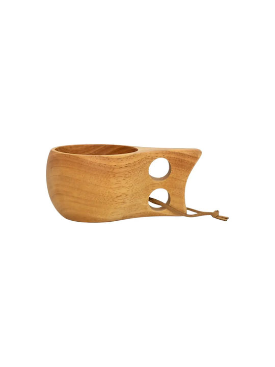 Ξύλινη Κούπα Από Ξύλο Rubberwood 15x6 Εκ,