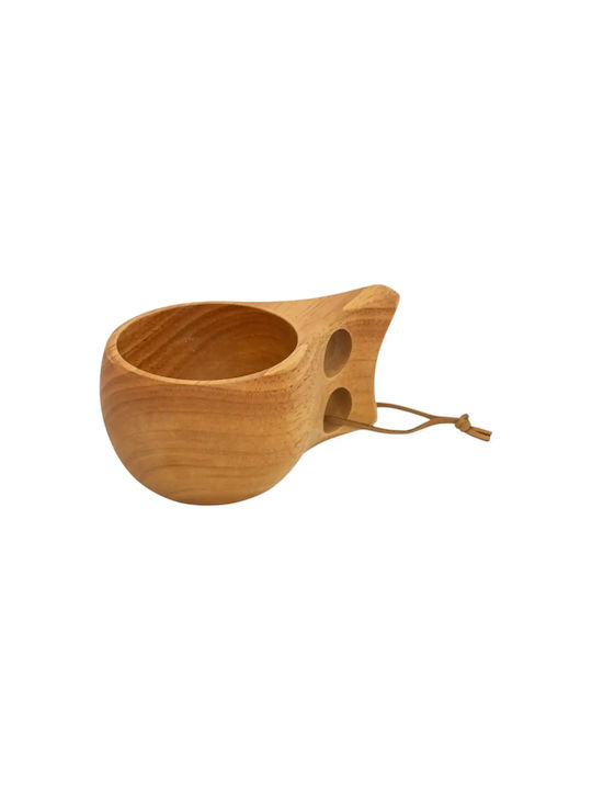 Ξύλινη Κούπα Από Ξύλο Rubberwood 15x6 Εκ,