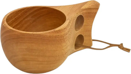 Ξύλινη Κούπα Από Ξύλο Rubberwood 15x6 Εκ,