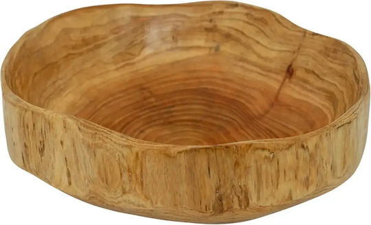 Servierschale Rund Hölzernes Braune bl699.071