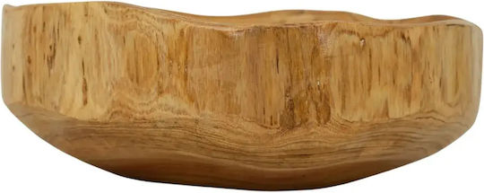 Servierschale Rund Hölzernes Braune bl699.071