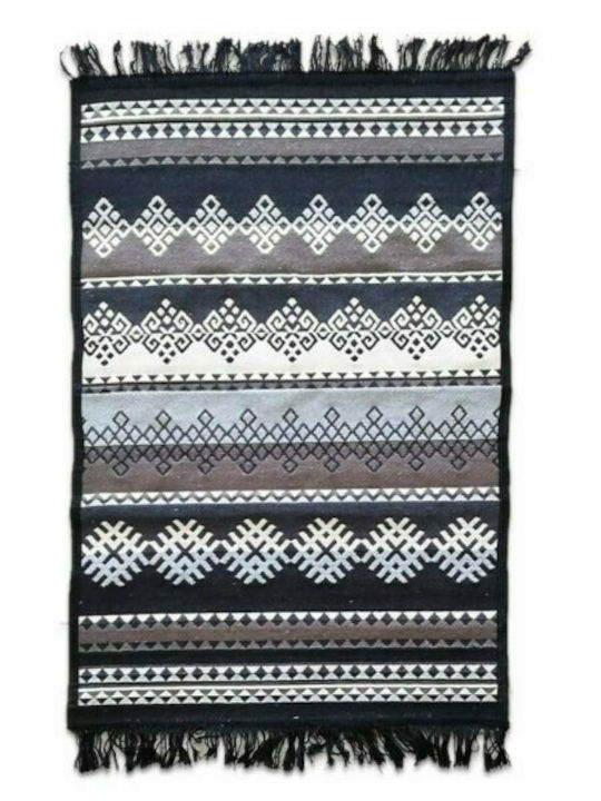 Дизайн C Лятно време Памук с крошки Black - Grey