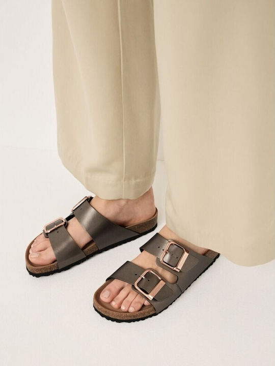 Women's Flat Sandals Rose Gold